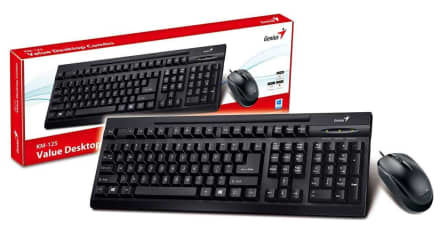 COA Genius KM-125 Value Wired Desktop Combo Keyboard
